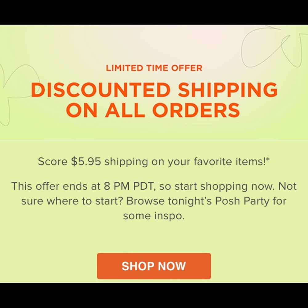 DISCOUNTED SHIPPING!!